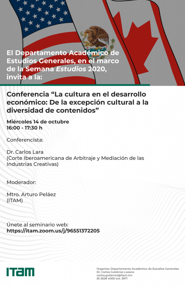 Póster La cultura en el desarrollo económico: De la excepción cultural a la diversidad de contenido